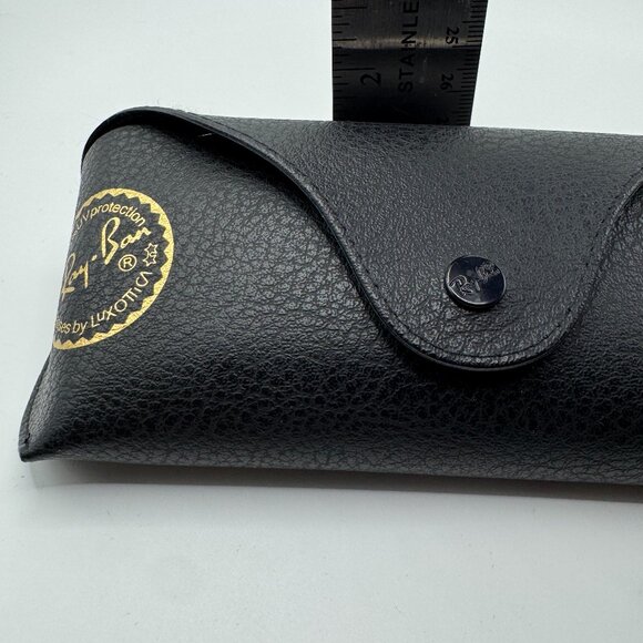Ray-Ban Black Sunglasses Case Genuine w/ Cloth & Booklet Luxottica NEW main image 6
